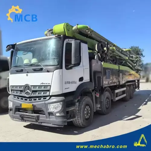 No. 241015P596, 2021 Zoomlion 63m concrete pump truck