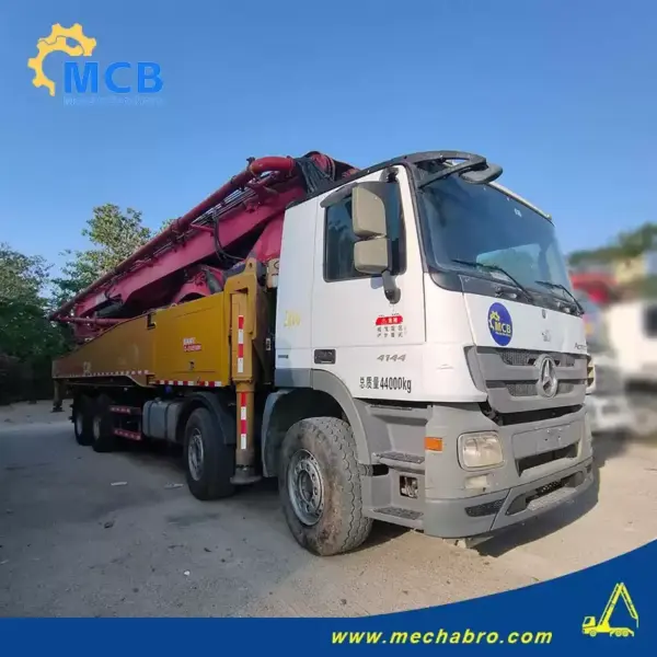 No. 241014P592, 2018 Sany 56m concrete pump truck