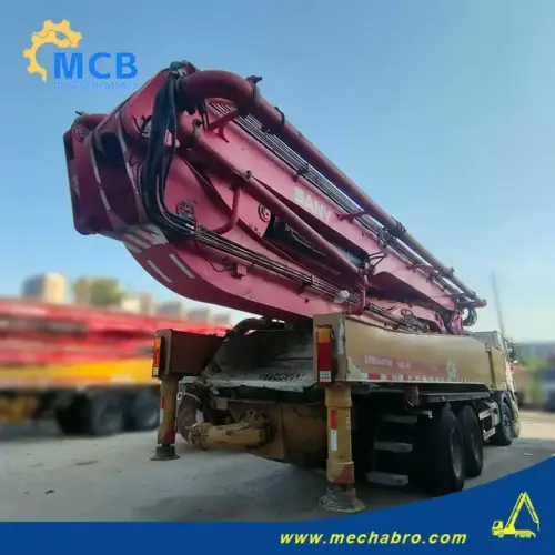 No. 241014P592, 2018 Sany 56m concrete pump truck
