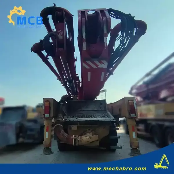 No. 241014P592, 2018 Sany 56m concrete pump truck