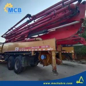 No. 241014P592, 2018 Sany 56m concrete pump truck