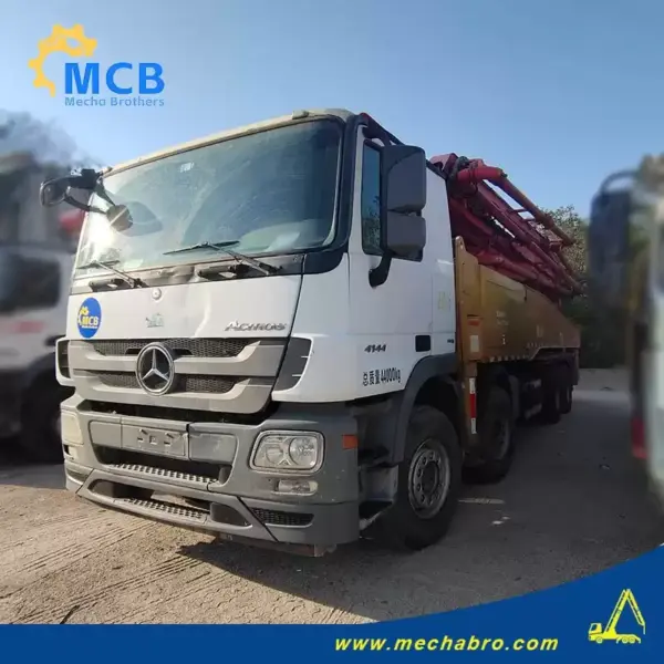 No. 241014P592, 2018 Sany 56m concrete pump truck