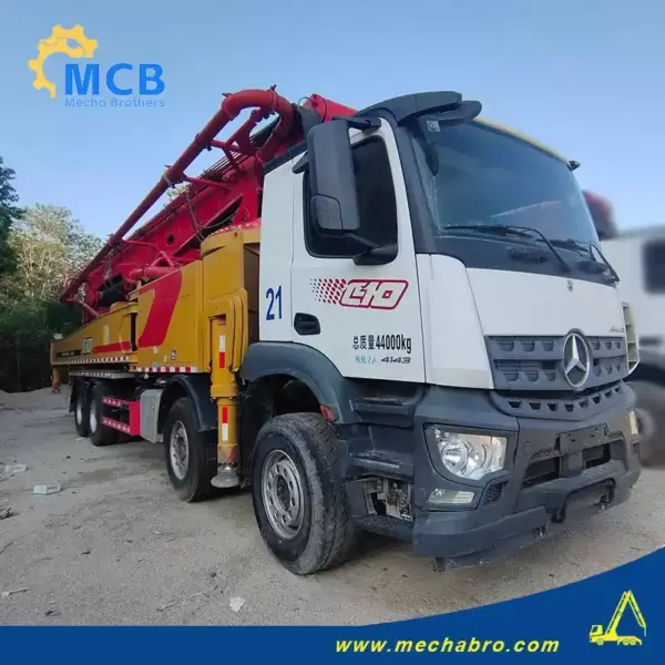 No. 241014P593, 2020 Sany 62m concrete pump truck