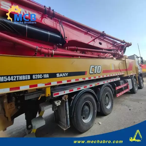 No. 241014P593, 2020 Sany 62m concrete pump truck