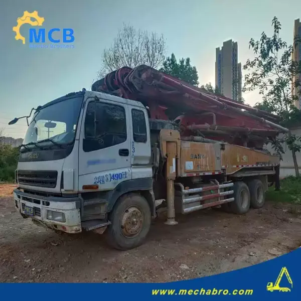 No. 241014P594, 2012 Sany 46m concrete pump truck