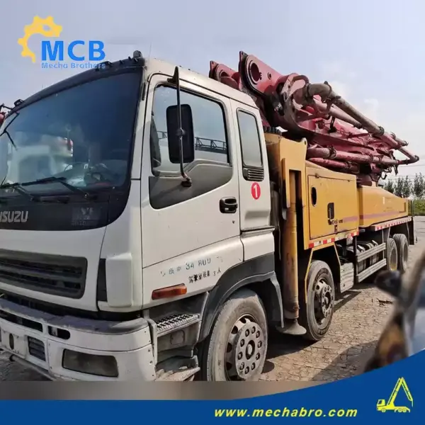 1729152341481809.jpg.webp No. 241014P595, 2010 Putzmeister 46m concrete pump truck