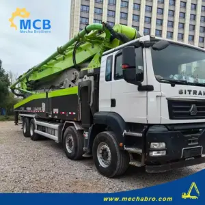 No. 241023P597, 2021 Zoomlion 56m concrete pump truck