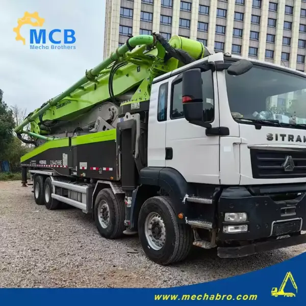 No. 241023P597, 2021 Zoomlion 56m concrete pump truck