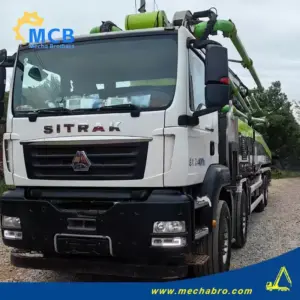 No. 241023P597, 2021 Zoomlion 56m concrete pump truck