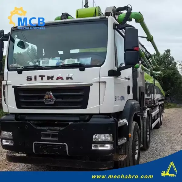 No. 241023P597, 2021 Zoomlion 56m concrete pump truck