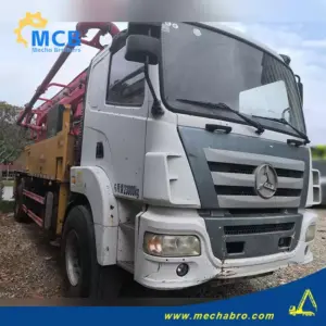 No. 241023P598, 2019 Sany 37m concrete pump truck