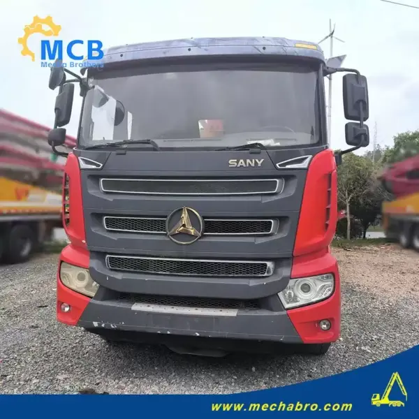 No. 241024P599, 2020 Sany 56m concrete pump truck