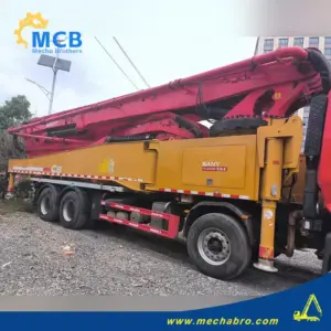 No. 241024P599, 2020 Sany 56m concrete pump truck