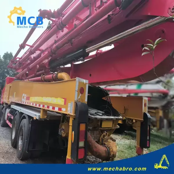 No. 241024P599, 2020 Sany 56m concrete pump truck