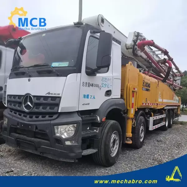 No. 241028P600, 2021 XCMG 62m concrete pump truck