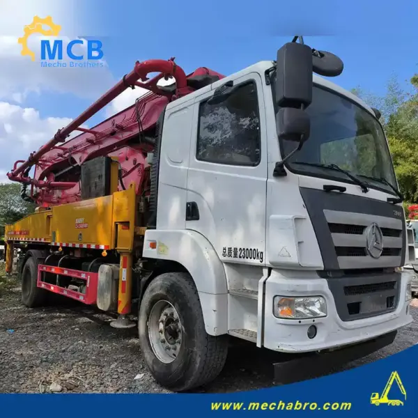 No. 241028P601, 2020 Sany 37m concrete pump truck