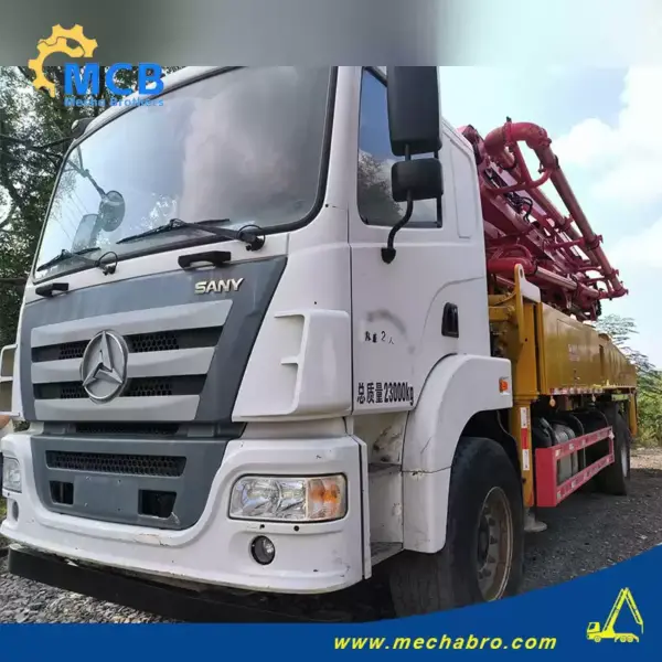 No. 241028P601, 2020 Sany 37m concrete pump truck