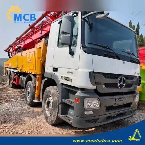 No. 241104P606, 2019 Sany 56m concrete pump truck