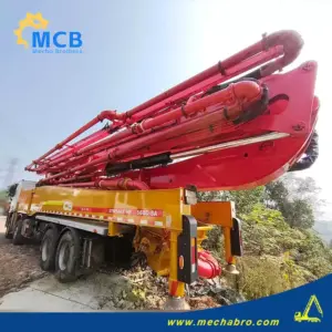 No. 241104P606, 2019 Sany 56m concrete pump truck