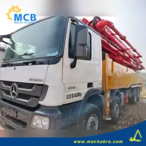 No. 241104P606, 2019 Sany 56m concrete pump truck