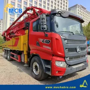 No. 241107P607, 2021 Sany 51m concrete pump truck