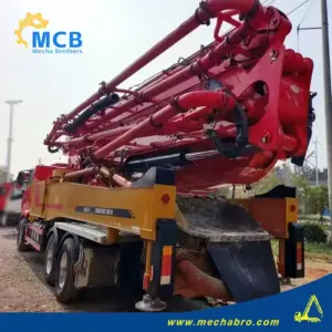 No. 241107P607, 2021 Sany 51m concrete pump truck