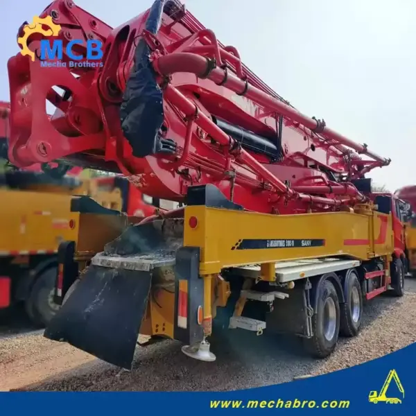 No. 241107P607, 2021 Sany 51m concrete pump truck