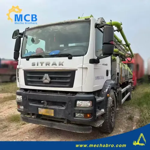 No. 241107P608, 2020 Zoomlion 38m concrete pump truck