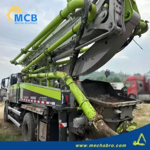 1731053147542784.jpg.webp No. 241107P608, 2020 Zoomlion 38m concrete pump truck