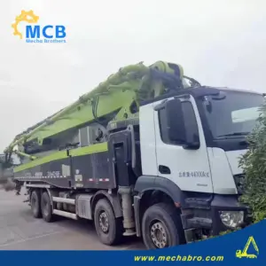 No. 241107P609, 2021 Zoomlion 62m concrete pump truck