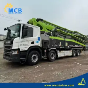 No. 241107P610, 2020 Zoomlion 63m concrete pump truck