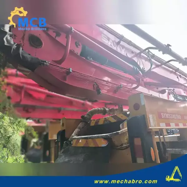 No. 241112P612, 2021 Sany 49m concrete pump truck