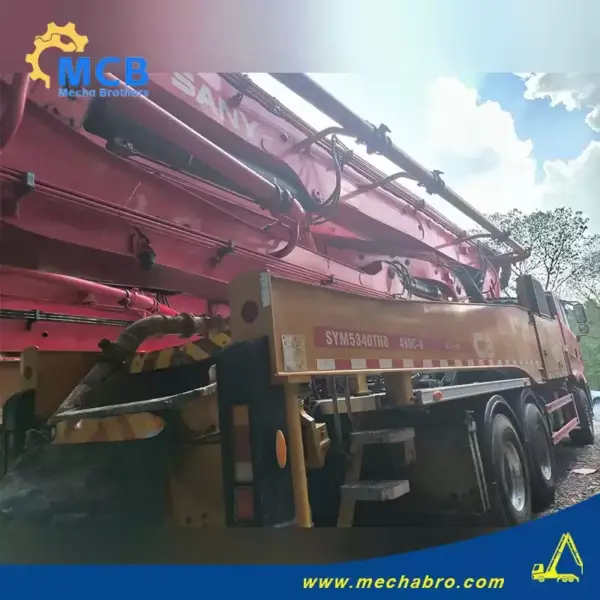 No. 241112P612, 2021 Sany 49m concrete pump truck