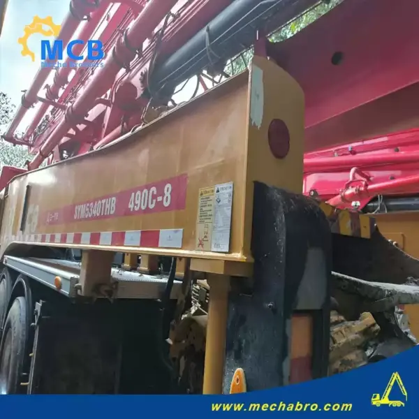 No. 241112P612, 2021 Sany 49m concrete pump truck