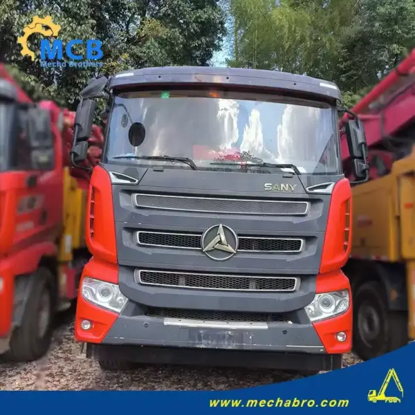 No. 241112P612, 2021 Sany 49m concrete pump truck