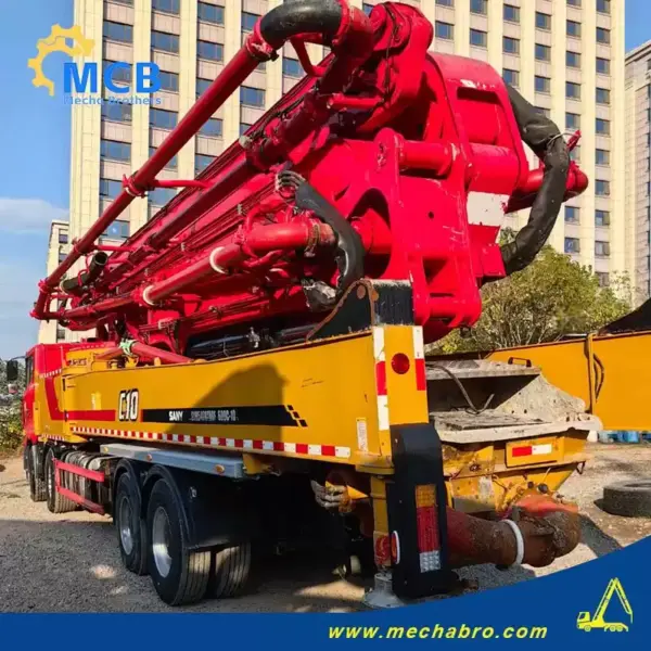 No. 241113P614, 2021 Sany 60m Concrete Pump Truck