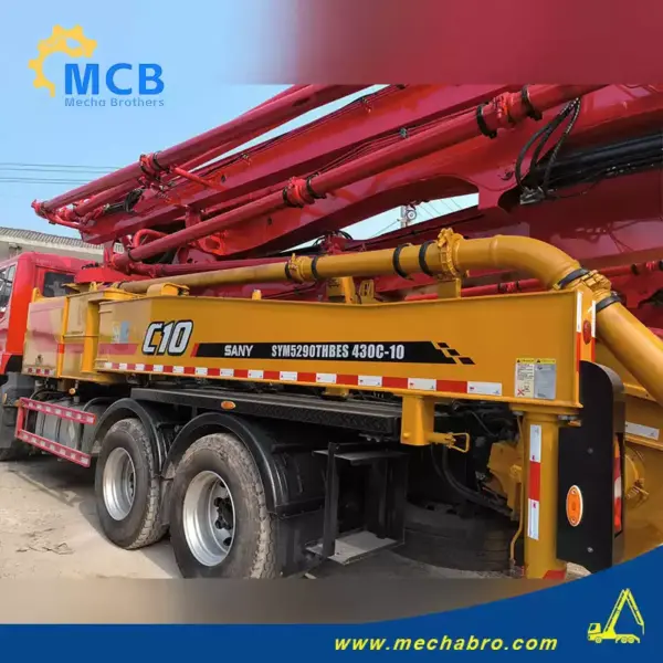 No. 241118P615, 2021 Sany 43m Concrete Pump Truck