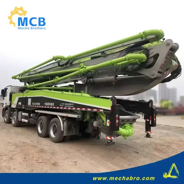 No. 241128P623, 2019 Zoomlion 56m Concrete Pump Truck