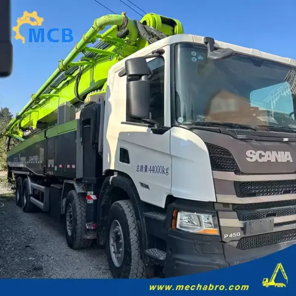 No. 241220P634, 2021 Zoomlion 62m Concrete Pump Truck