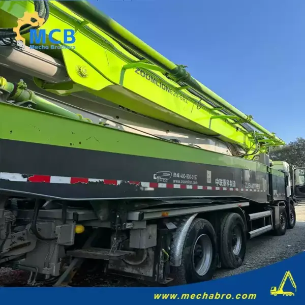 No. 241220P634, 2021 Zoomlion 62m Concrete Pump Truck