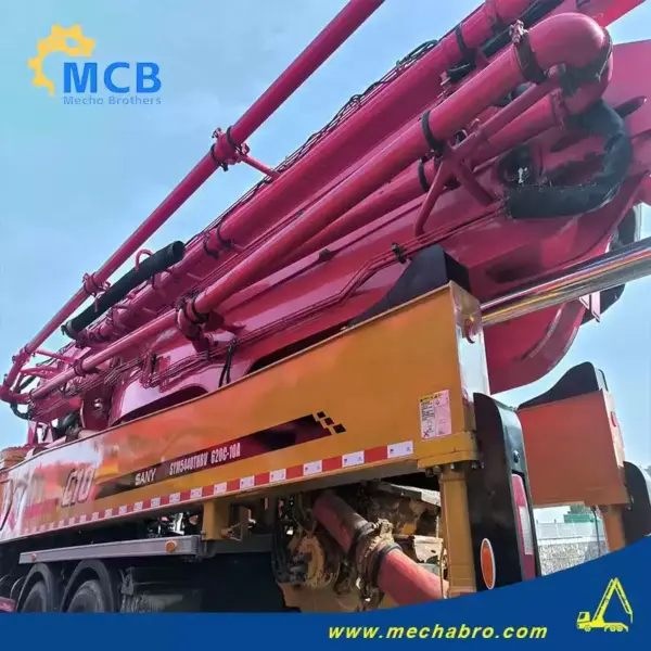 No. 241220P637, 2021 Sany 62m Concrete Pump Truck