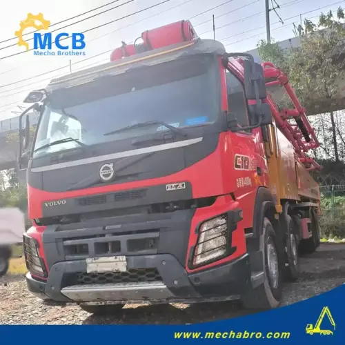 No. 241220P637, 2021 Sany 62m Concrete Pump Truck