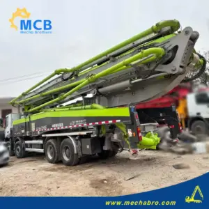 No. 241230P645, 2021 Zoomlion 56m Concrete Pump Truck