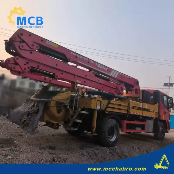 No. 250103P647, 2022 Sany 31m Concrete Pump Truck