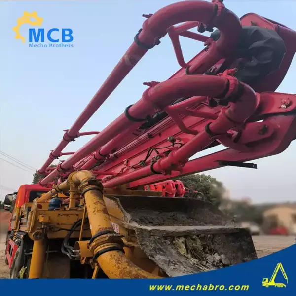 No. 250103P647, 2022 Sany 31m Concrete Pump Truck