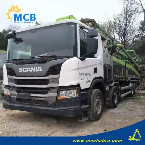 No. 250108P653, 2020 Zoomlion 63m Concrete Pump Truck