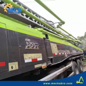 No. 250108P655, 2021 Zoomlion 59m Concrete Pump Truck