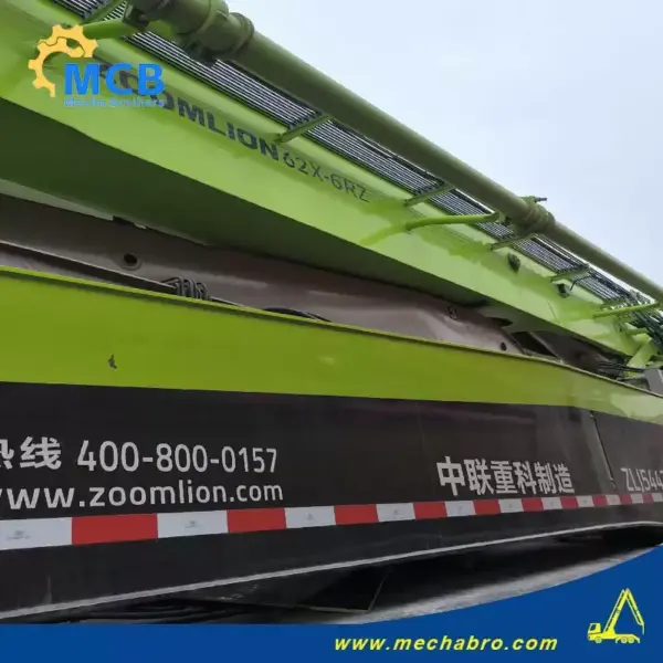 No. 250108P655, 2021 Zoomlion 59m Concrete Pump Truck