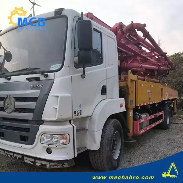 No. 250108P657, 2020 Sany 37m Concrete Pump Truck