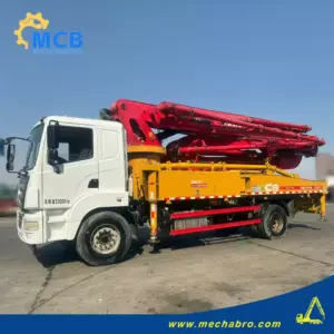 No. 250121P660, 2018 Sany 37m Concrete Pump Truck